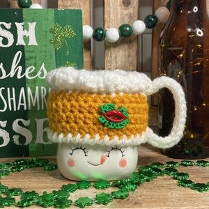 "Kiss Me I'm Irish" Pub Mug - St. Patrick's Day Marshmallow Mug Hat